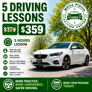 5 DRIVING LESSONS